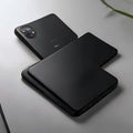 Midnight Black Compact Solar Phone Charger with Wireless Pad