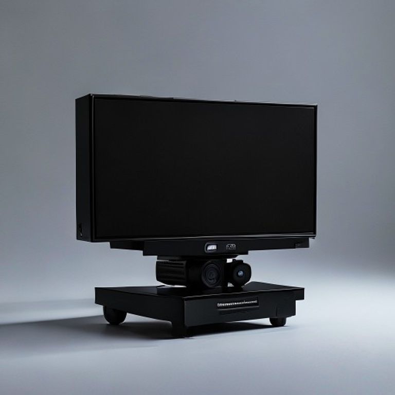 Midnight Black Mini 4K Outdoor Projector with Smart Focus