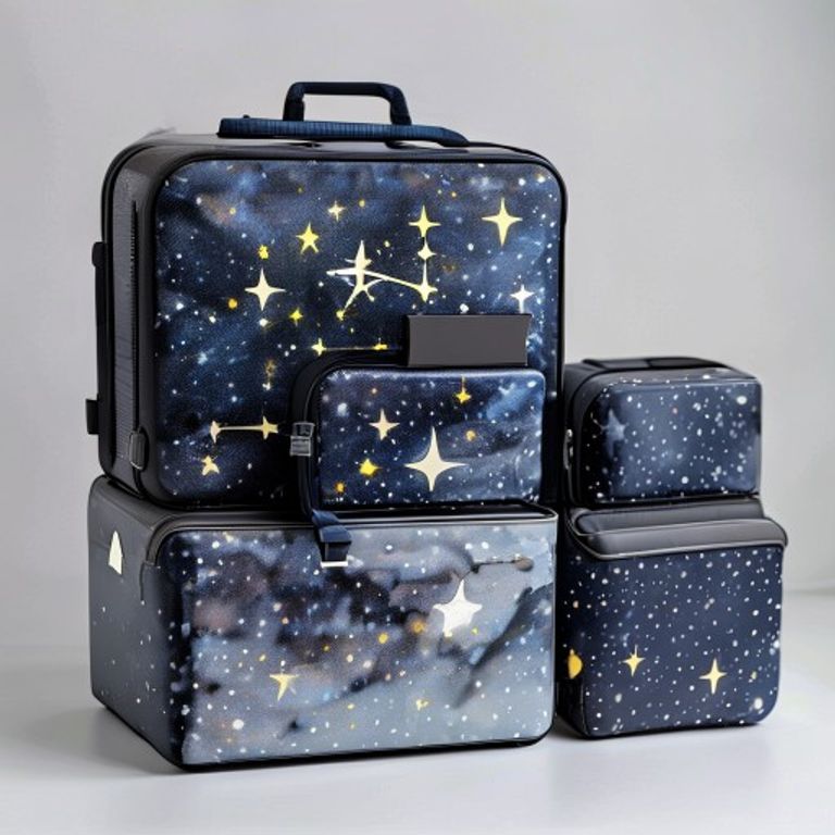 Midnight Constellation Travel Packing Cube 5-Piece Set