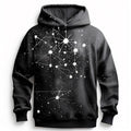 Celestial Constellations Printed Hoodie - Premium Unisex Comfort