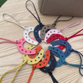 Creative Horseshoe-shaped Double-sided PU Leather Bag Charm
