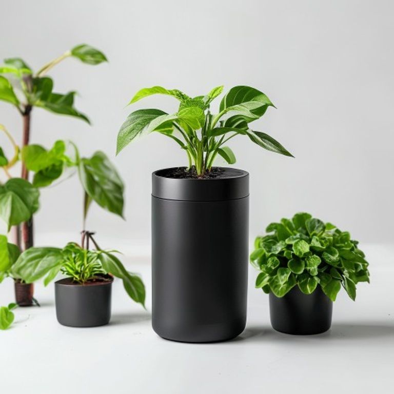 Smart Garden WiFi Auto Plant Watering Kit - Minimalist Black