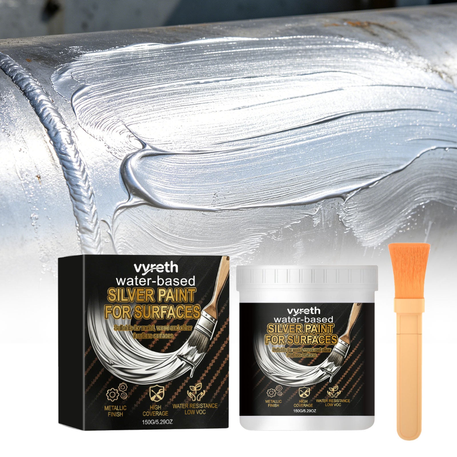 Water-based Silver Paint