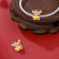 DIY Lucky Carp Copper Bead Pendant Bracelet Accessories