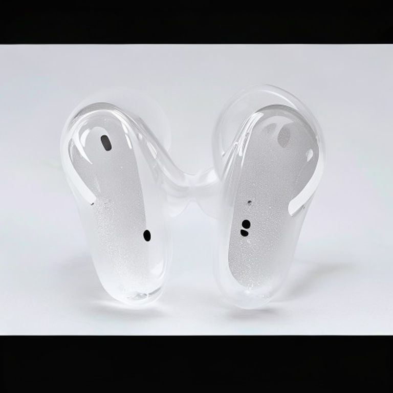 ClearSound See-Through Wireless Buds - Frosted Crystal Edition