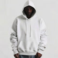 Cosmic Minimalist Printed Hooded Sweatshirt