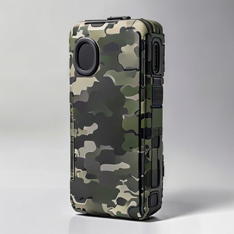 50000mAh Solar Power Bank with Rugged Camouflage Design