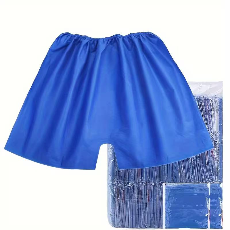 Men's Disposable Beltless Underwear, Soft And Breathable Sports Underwear, Suitable For Gym, Travel, And Spa Use. Quickly Packaged Boxer Shorts With Elastic Waistband, Fitness Underwear