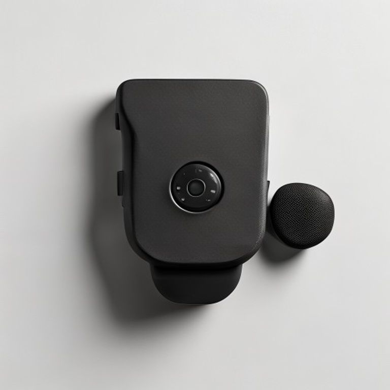 Minimalist Matte Black Magnetic Car Phone Mount with Dashboard Grip