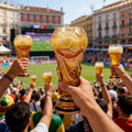 Creative World Cup Football Jules Rimet Trophy Glass Beer Mug