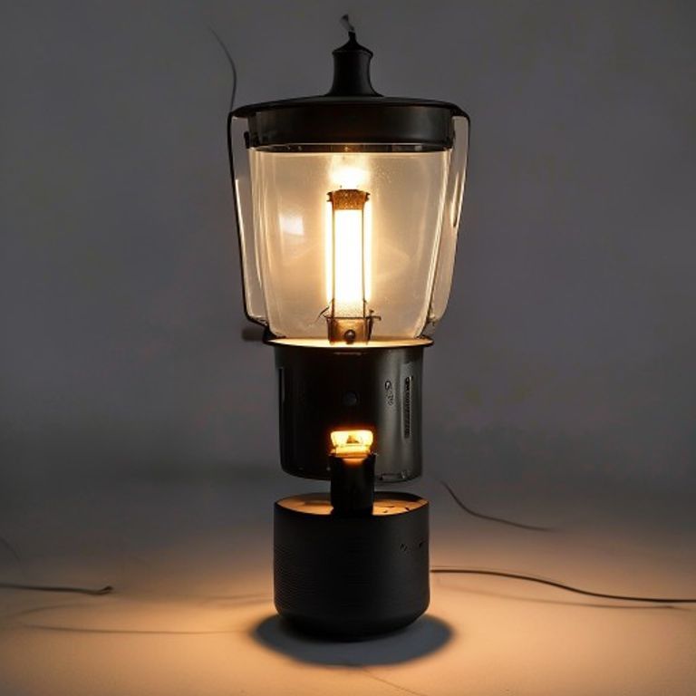 Vintage Edison LED Mosquito Killer Lamp - USB Rechargeable Ambient Light