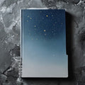 Celestial Night Sky Personalized Hardcover Notebook with Custom Name