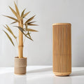 Minimalist Zen Desktop HEPA Air Purifier with Bamboo Accent