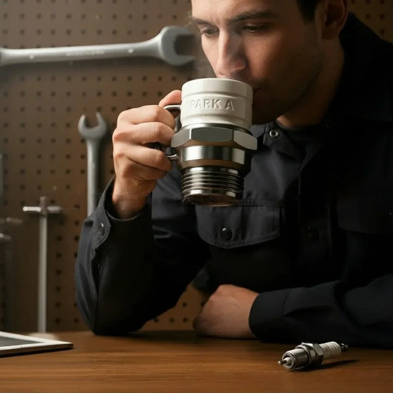 Plug Mug Engine Plug Design Novelty Coffee Mug Tea Collector