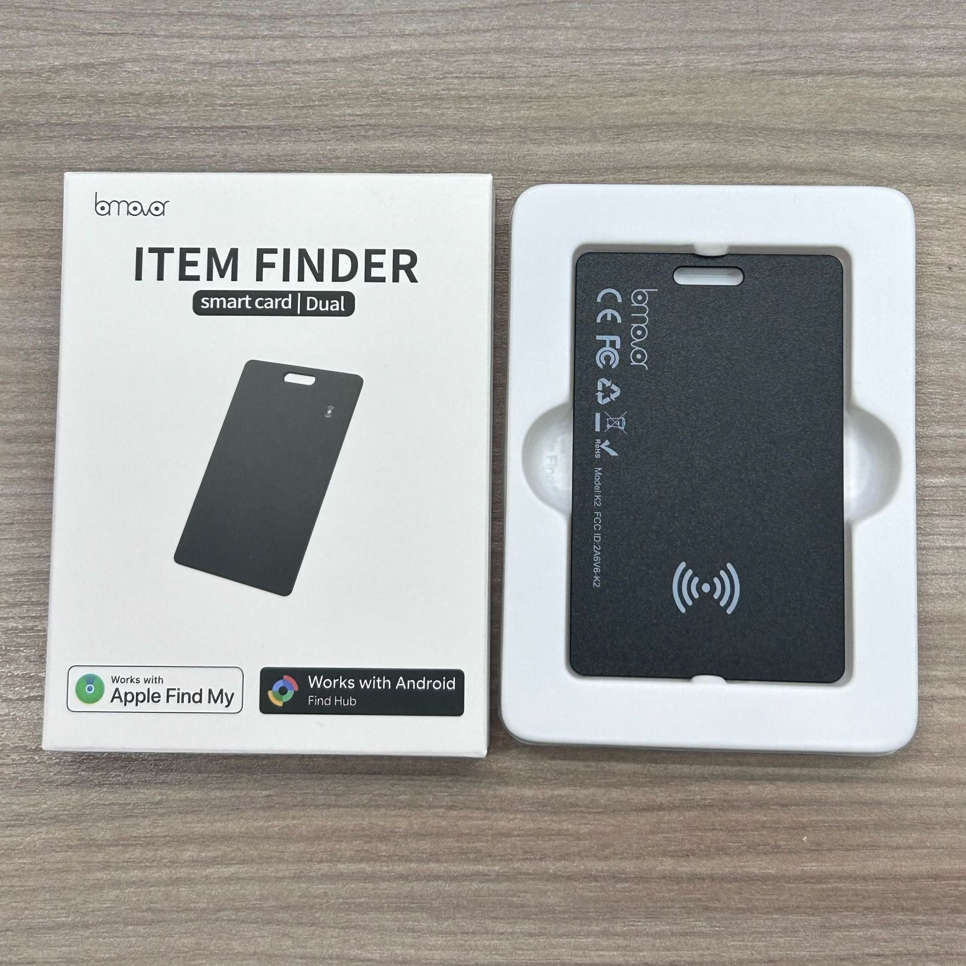 Ultra-thin Wireless Charging Smart Card Locator