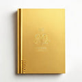 Minimalist Gold Foil Personalised Notebook - Monogram Design