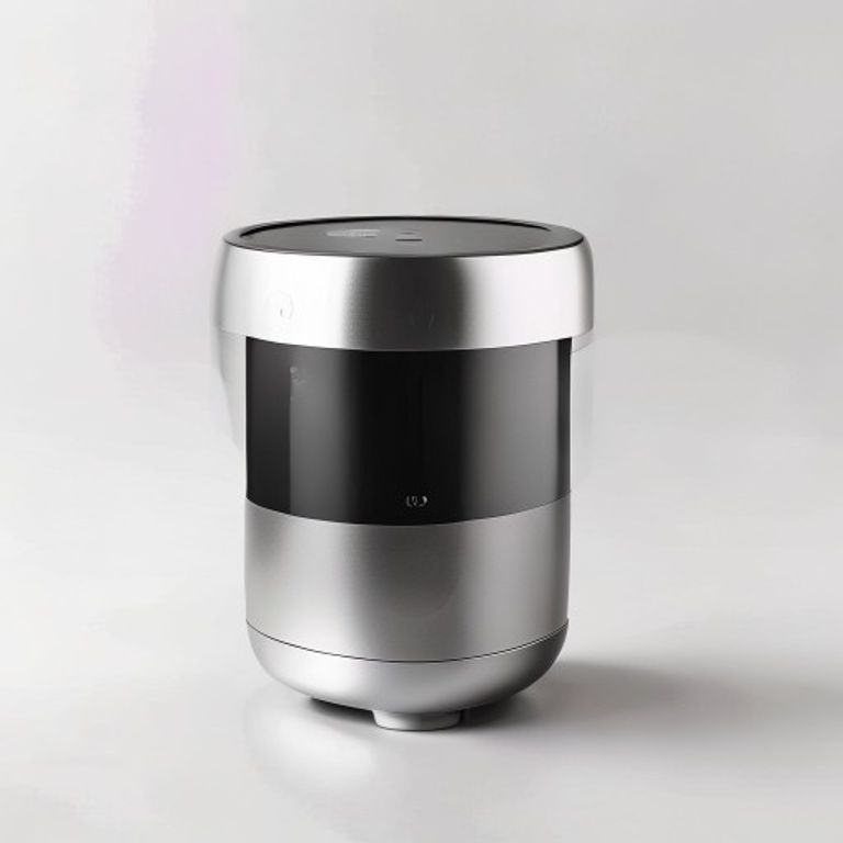 Smart WiFi Pet Food Dispenser - Stainless Steel Modern Design with App Control