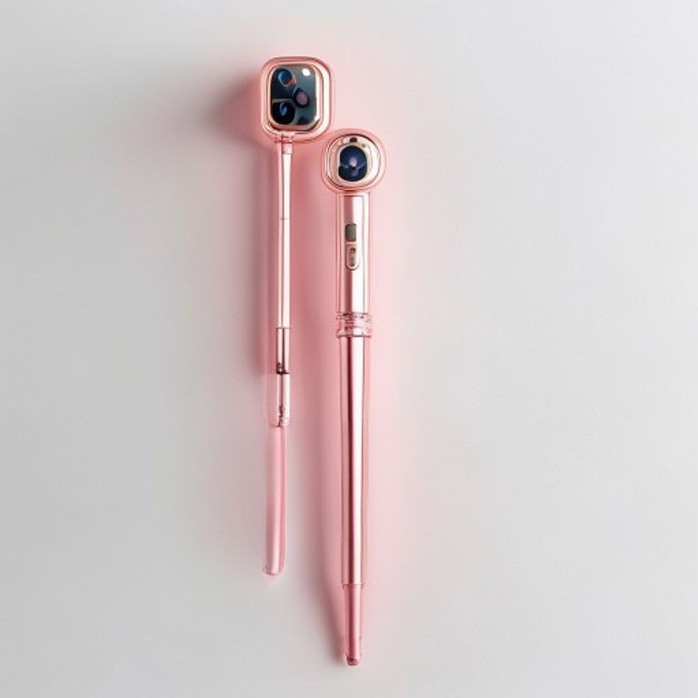 Crystal Luxe UV Phone Sanitizer Wand - Rose Gold Edition