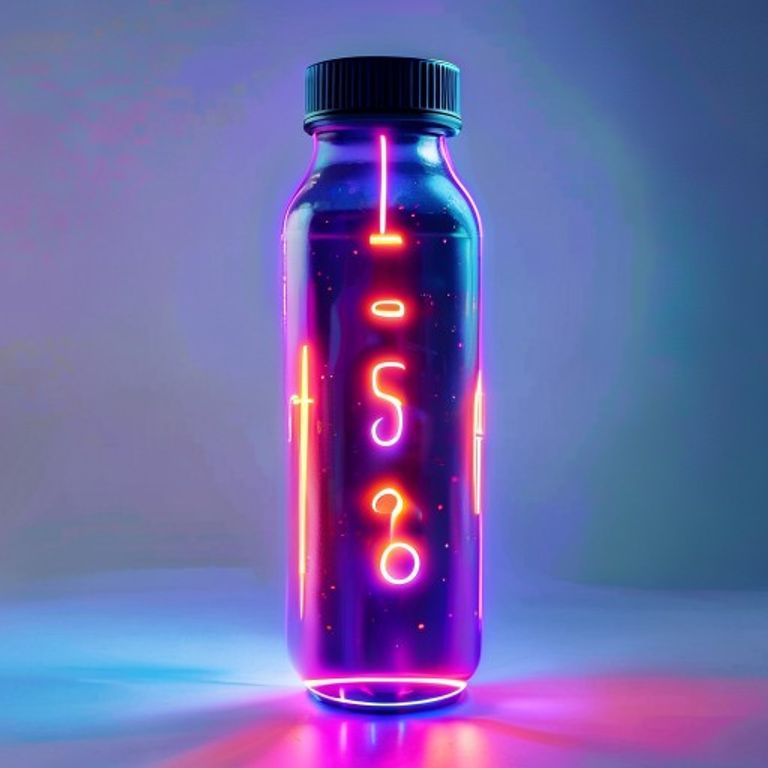 Neon Glow Smart Hydration Water Bottle with LED Temperature Display