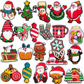 Christmas Accessories PVC Soft Rubber Shoe Buckles