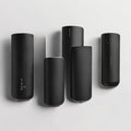 Voice-Activated Smart Plug Hub 4-Pack - Minimalist Matte Black Edition