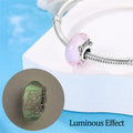 DIY Ocean Rose Glass Pendant Beaded Bracelet Accessories