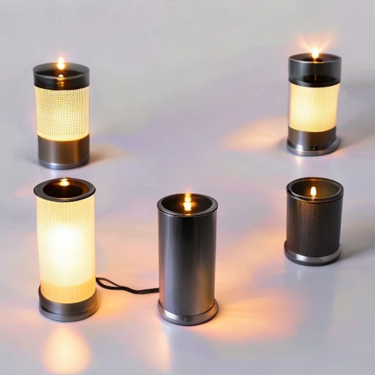 Solar Path Light Set 12PC - Warm White Stainless Steel Garden Landscape Lights