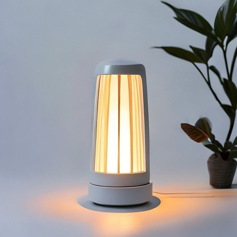 Solar Powered LED Bug Zapper Garden Light - Minimalist Zen Design